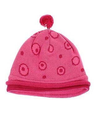 Bonnet imprimé fantaisie rose MAXIMO fille