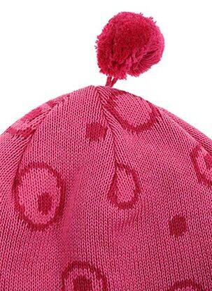 Bonnet imprimé fantaisie rose MAXIMO fille