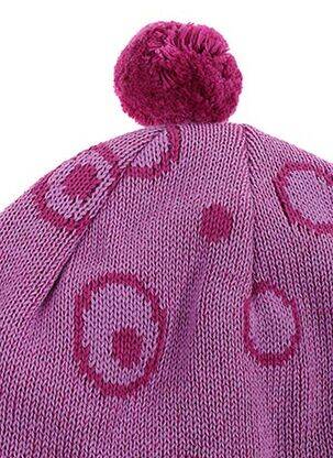 Bonnet imprimé fantaisie violet MAXIMO fille