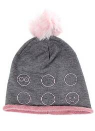Bonnet empiècements gris MAXIMO fille