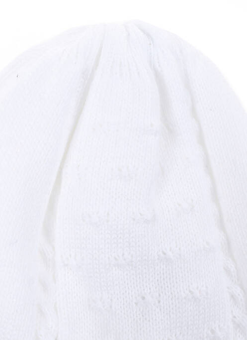 Bonnet forme bob blanc MAXIMO enfant