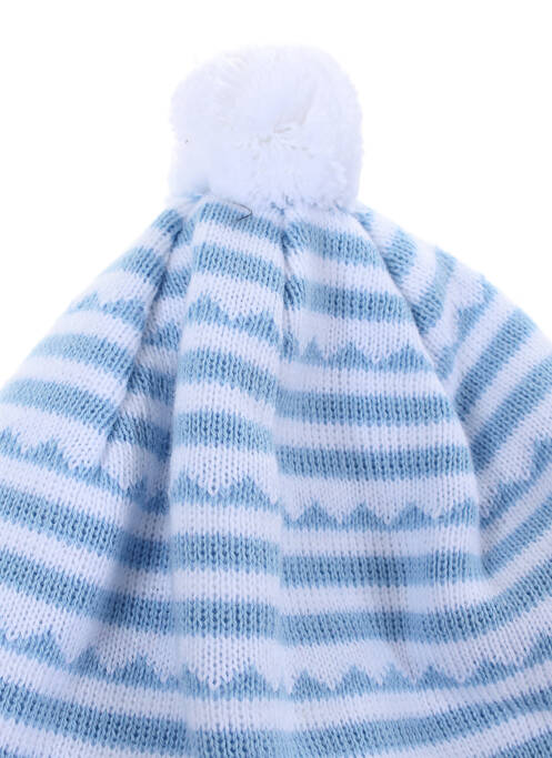 Bonnet imprimé fantaisie bleu MAXIMO garcon