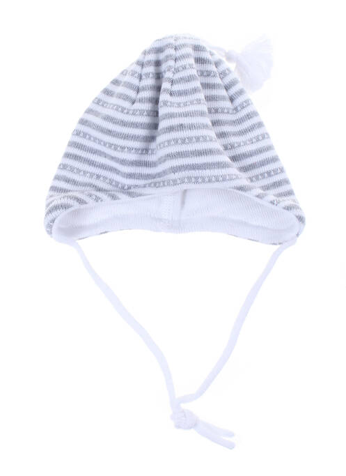 Bonnet fermeture liens à nouer gris MAXIMO enfant