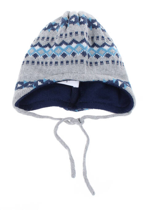 Bonnet imprimé fantaisie bleu MAXIMO garcon