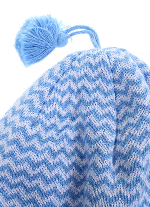Bonnet imprimé fantaisie bleu MAXIMO garcon