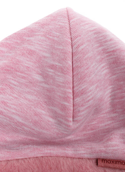 Bonnet fermeture liens à nouer rose MAXIMO fille