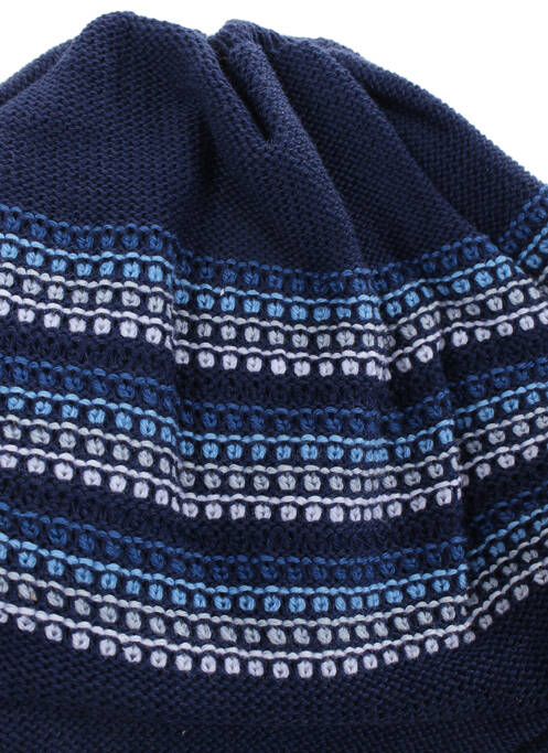 Bonnet imprimé fantaisie bleu MAXIMO garcon