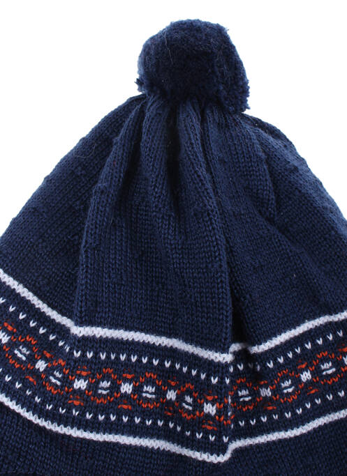 Bonnet empiècements bleu MAXIMO enfant