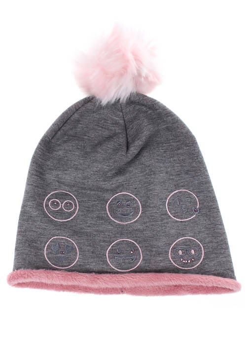 Bonnet empiècements gris MAXIMO fille
