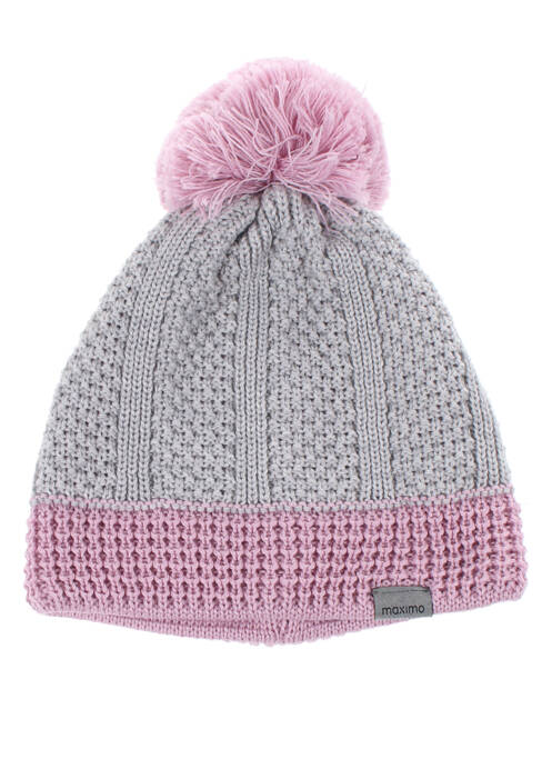 Bonnet empiècements gris MAXIMO fille