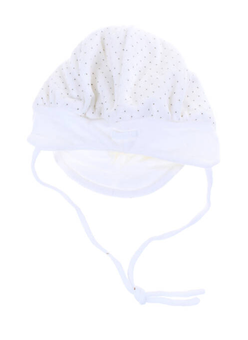 Bonnet blanc MAXIMO pour fille