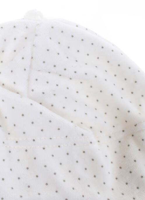 Bonnet blanc MAXIMO pour fille