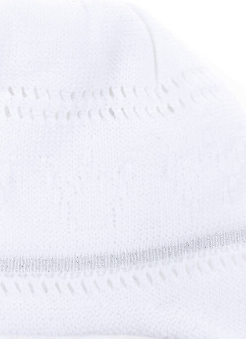 Bonnet blanc MAXIMO pour fille