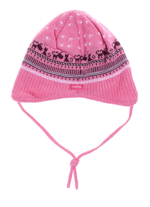 Bonnet rose MAXIMO pour fille