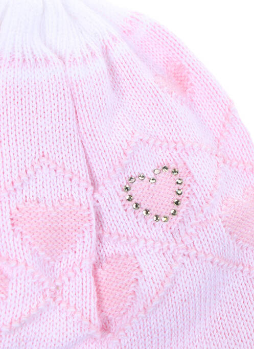 Bonnet rose MAXIMO pour fille