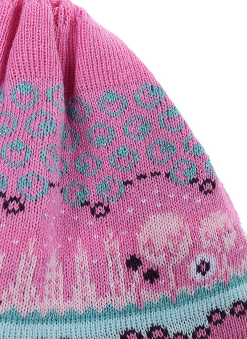Bonnet rose MAXIMO pour fille