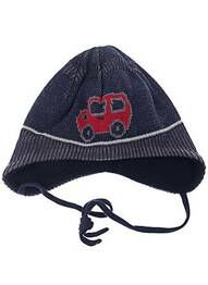 Bonnet imprimé fantaisie bleu MAXIMO garcon