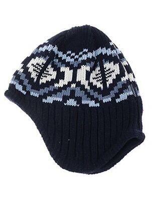 Bonnet imprimé fantaisie bleu MAXIMO garçon