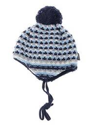 Bonnet imprimé fantaisie bleu MAXIMO garcon