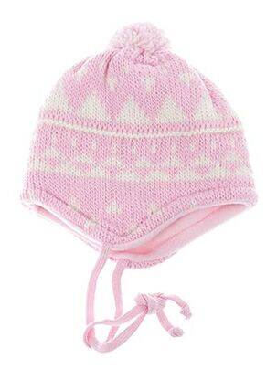 Bonnet imprimé fantaisie rose MAXIMO fille