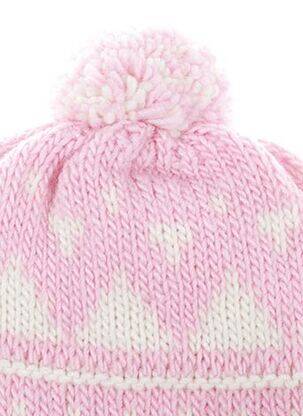 Bonnet imprimé fantaisie rose MAXIMO fille