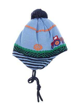 Bonnet imprimé fantaisie bleu MAXIMO garçon