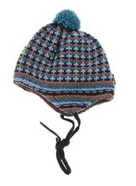 Bonnet imprimé fantaisie bleu MAXIMO garcon
