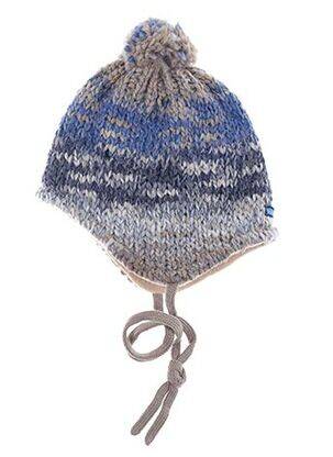 Bonnet imprimé fantaisie bleu MAXIMO garçon