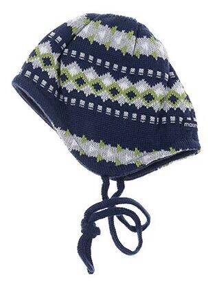 Bonnet imprimé fantaisie bleu MAXIMO garçon