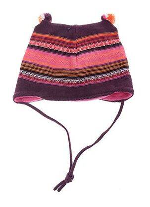 Bonnet imprimé fantaisie violet MAXIMO fille