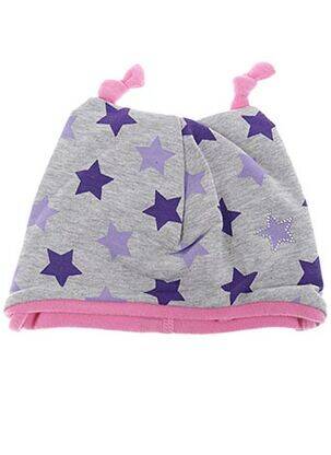 Bonnet imprimé fantaisie violet MAXIMO fille