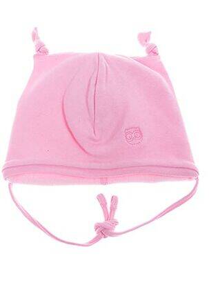 Bonnet fermeture liens à nouer rose MAXIMO fille