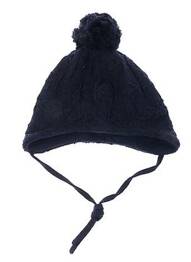Bonnet fermeture liens à nouer bleu MAXIMO enfant