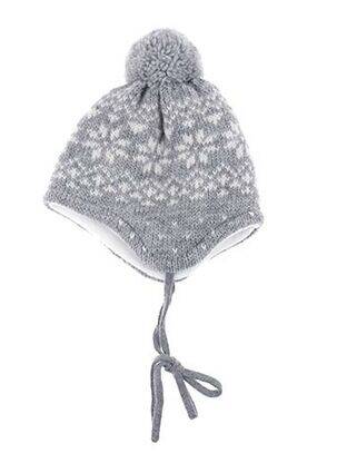 Bonnet empiècements gris MAXIMO enfant