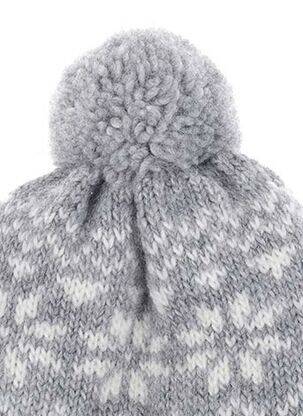 Bonnet empiècements gris MAXIMO enfant