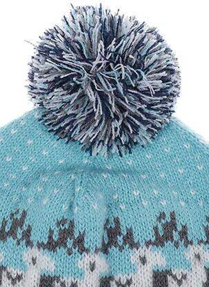 Bonnet imprimé fantaisie bleu MAXIMO garçon