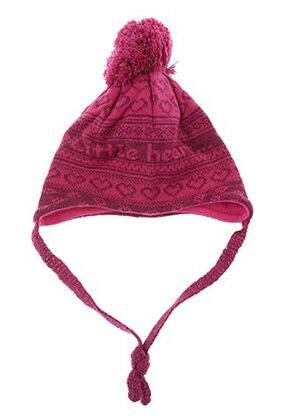 Bonnet imprimé fantaisie rose MAXIMO fille