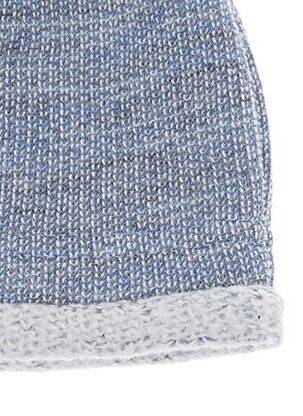 Bonnet maille fine bleu MAXIMO garçon