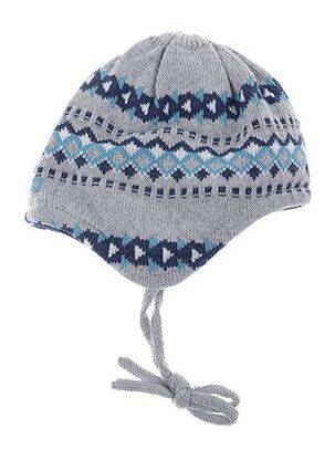 Bonnet imprimé fantaisie bleu MAXIMO garçon