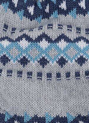 Bonnet imprimé fantaisie bleu MAXIMO garçon