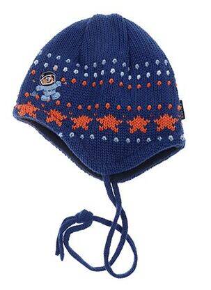 Bonnet imprimé fantaisie bleu MAXIMO garçon