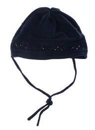 Bonnet fermeture liens à nouer bleu MAXIMO enfant