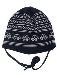 Bonnet imprimé fantaisie bleu PUSBLU garcon