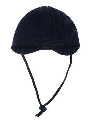 Bonnet empiècements bleu MAXIMO garçon