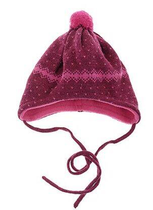 Bonnet imprimé fantaisie rose MAXIMO fille