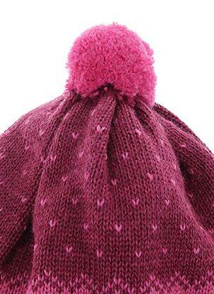 Bonnet imprimé fantaisie rose MAXIMO fille