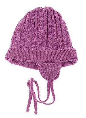 Bonnet fermeture liens à nouer rose MAXIMO fille
