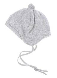 Bonnet fermeture liens à nouer gris MAXIMO enfant