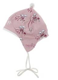 Bonnet fermeture liens à nouer rose MAXIMO fille