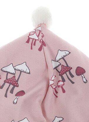 Bonnet imprimé fantaisie rose MAXIMO fille